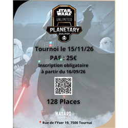 15/11 INSCRIPTION - PLANETARY QUALIFIER