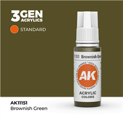 AK : BROWNISH GREEN