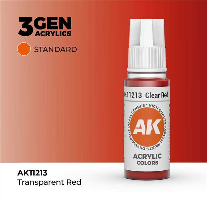 AK : CLEAR RED AK : CLEAR RED