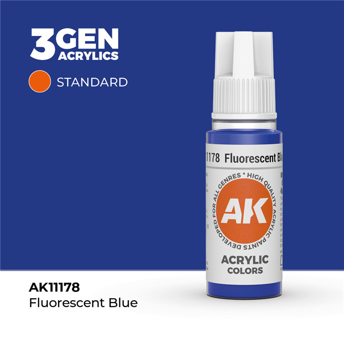 AK : FLUORESCENT BLUE AK : FLUORESCENT BLUE