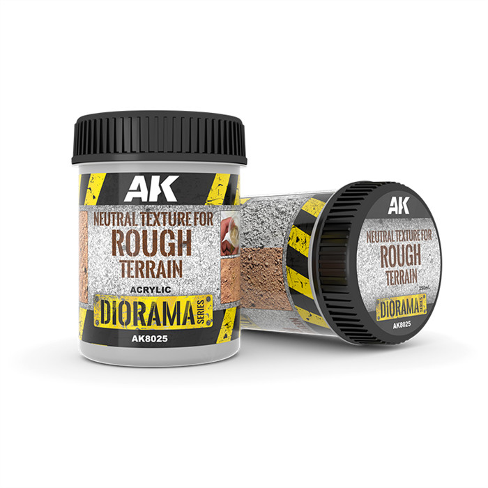 AK - NEUTRAL TEXTURE FOR ROUGH TERRAIN 250ML AK - NEUTRAL TEXTURE FOR ROUGH TERRAIN 250ML
