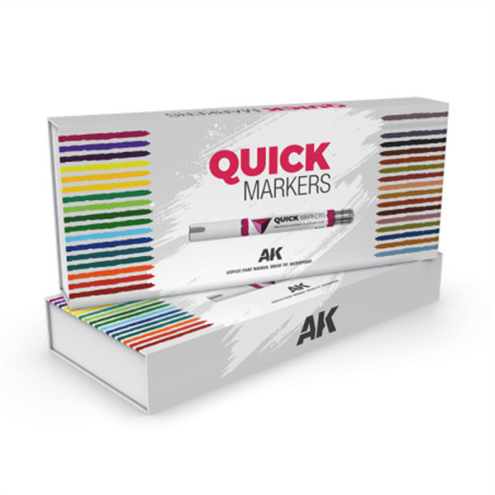AK - SPECIAL BOX FULL RANGE QUICK MARKERS 34 UNITS AK - SPECIAL BOX FULL RANGE QUICK MARKERS 34 UNITS