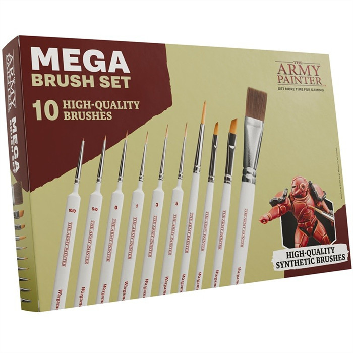 ARMY PAINTER - PINCEAUX - MEGA BRUSH SET ARMY PAINTER - PINCEAUX - MEGA BRUSH SET
