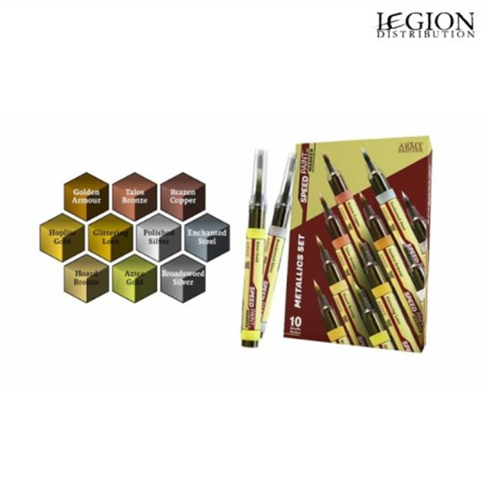 ARMY PAINTER - SPEEDPAINT MARKERS METALLIC SET ARMY PAINTER - SPEEDPAINT MARKERS METALLIC SET