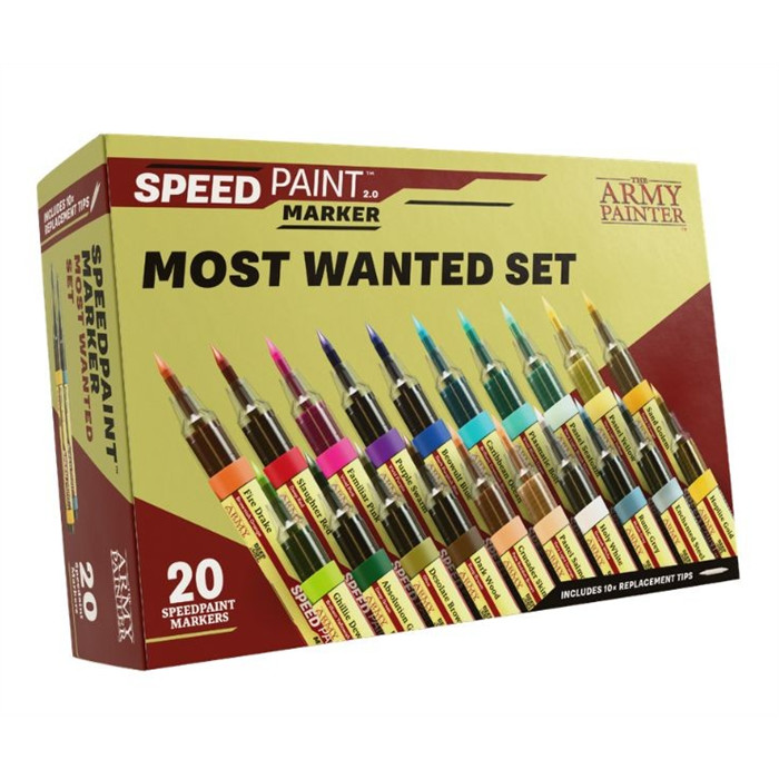 ARMY PAINTER - SPEEDPAINT MARKERS MOST WANTED SET ARMY PAINTER - SPEEDPAINT MARKERS MOST WANTED SET