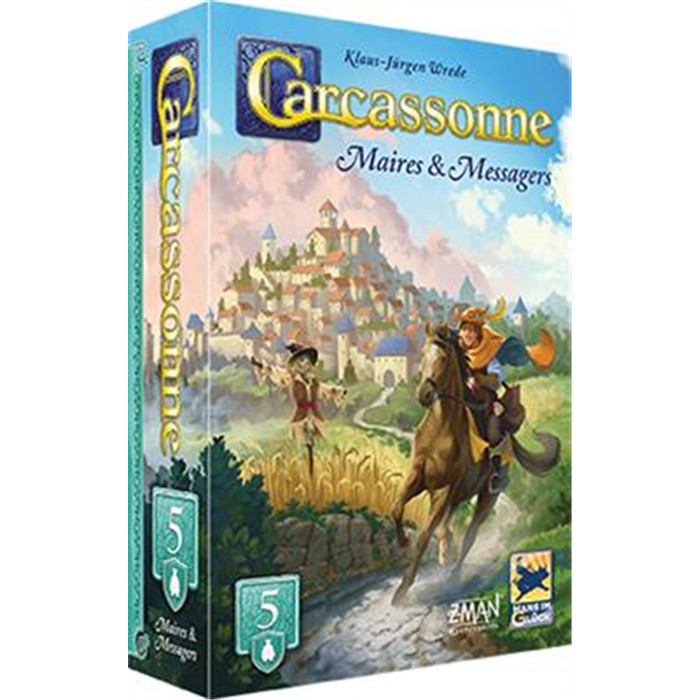 CARCASSONNE EXT 5. MAIRES ET MESSAGERS CARCASSONNE EXT 5. MAIRES ET MESSAGERS