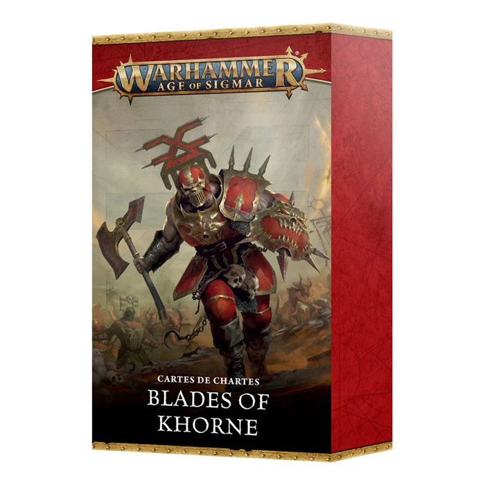CARTES DE CHARTES: BLADES OF KHORNE V4 CARTES DE CHARTES: BLADES OF KHORNE V4