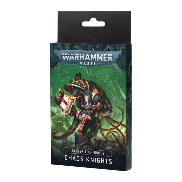 CARTES TECHNIQUES: CHAOS KNIGHTS CARTES TECHNIQUES: CHAOS KNIGHTS