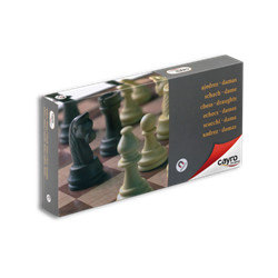 CAYRO MAGNETIC CHESS AND DRAUGHTS BIG