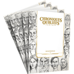 CHRONIQUES OUBLIÉES FANTASY 2 - DOSSIERS DE PERSONNAGES