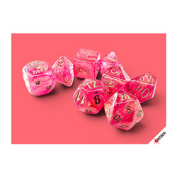 CHX30076 - SET DE 8 DÉS - SHIMMER IGNIS / OR