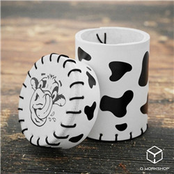 COUPE À DÉS VACHE - CUIR