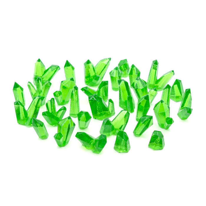 CRISTAUX DE RÉSINE VERTS - MOYEN CRISTAUX DE RÉSINE VERTS - MOYEN