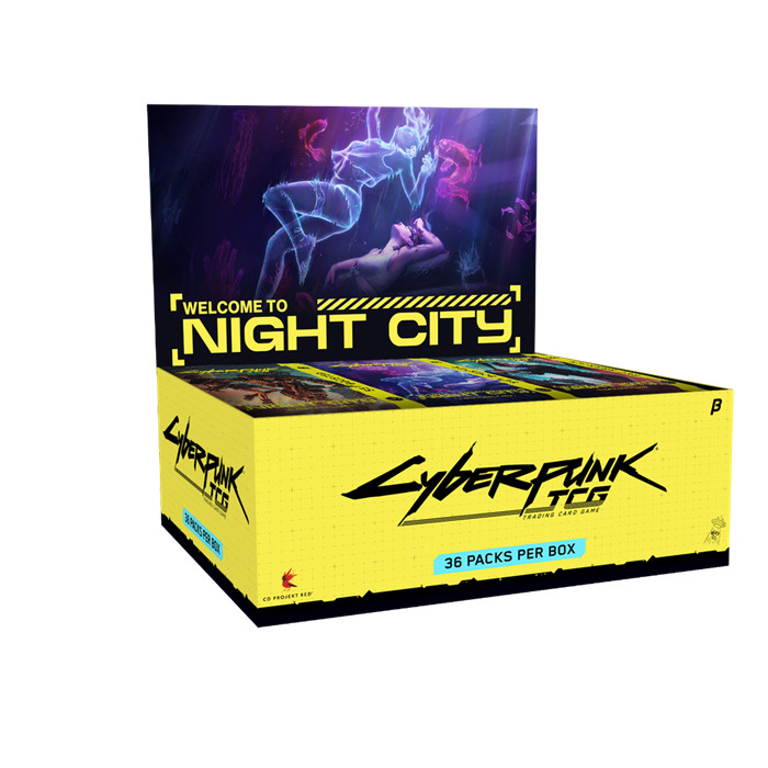 CYBERPUNK TCG - WELCOME TO NIGHT CITY - BETA BOOSTER DISPLAY CYBERPUNK TCG - WELCOME TO NIGHT CITY - BETA BOOSTER DISPLAY