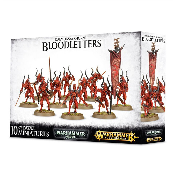 DAEMONS OF KHORNE BLOODLETTERS DAEMONS OF KHORNE BLOODLETTERS