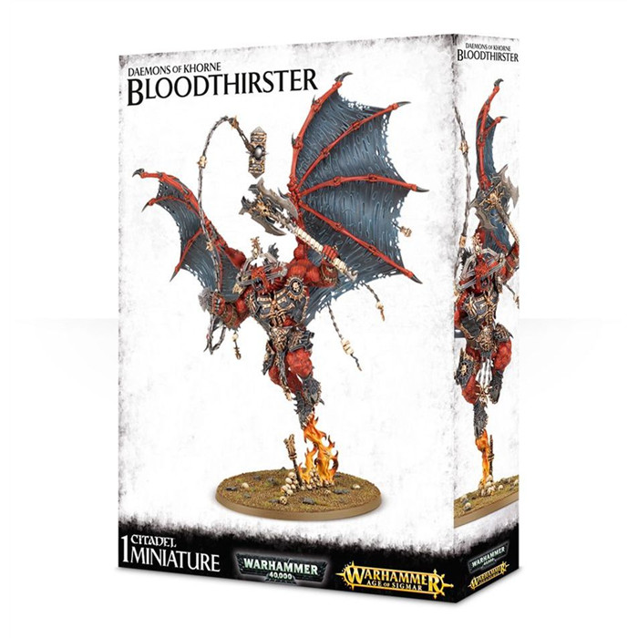 DAEMONS OF KHORNE BLOODTHIRSTER DAEMONS OF KHORNE BLOODTHIRSTER