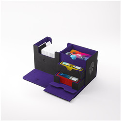 DECK BOX - GAMEGENIC - BLACK/PURPLE -THE ACADEMIC 133+ XL