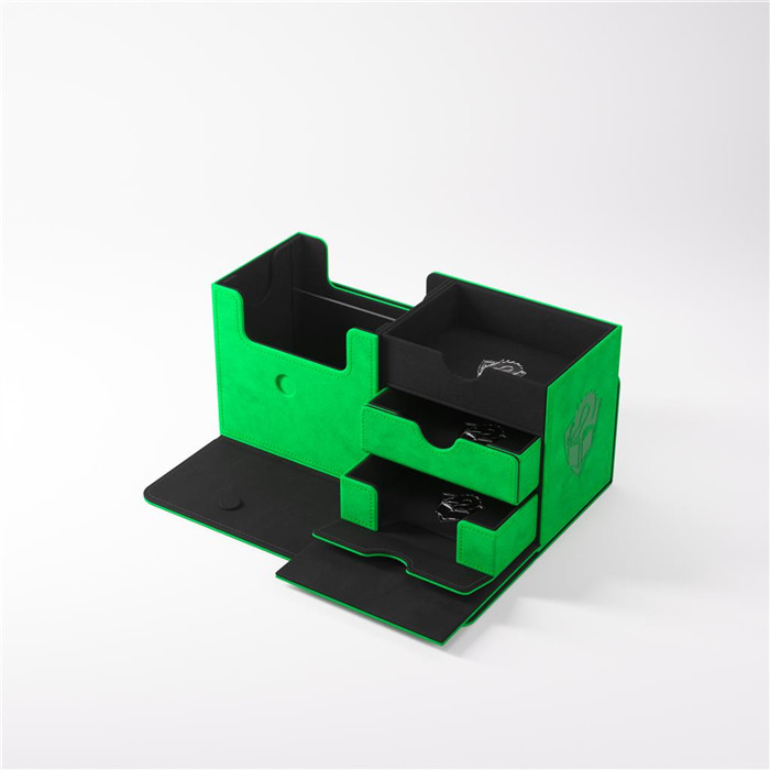 DECK BOX - GAMEGENIC - GREEN/BLACK -THE ACADEMIC 133+ XL DECK BOX - GAMEGENIC - GREEN/BLACK -THE ACADEMIC 133+ XL