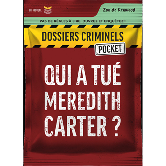 DOSSIERS CRIMINELS - POCKET 1: MEREDITH CARTER DOSSIERS CRIMINELS - POCKET 1: MEREDITH CARTER