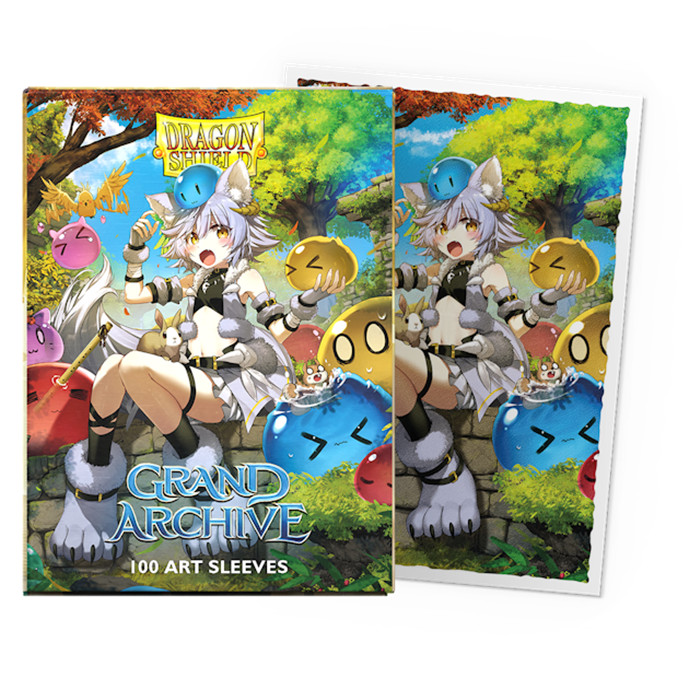 DRAGON SHIELD - GRAND ARCHIVE - SILVIE- MATTE ART SLEEVES DRAGON SHIELD - GRAND ARCHIVE - SILVIE- MATTE ART SLEEVES