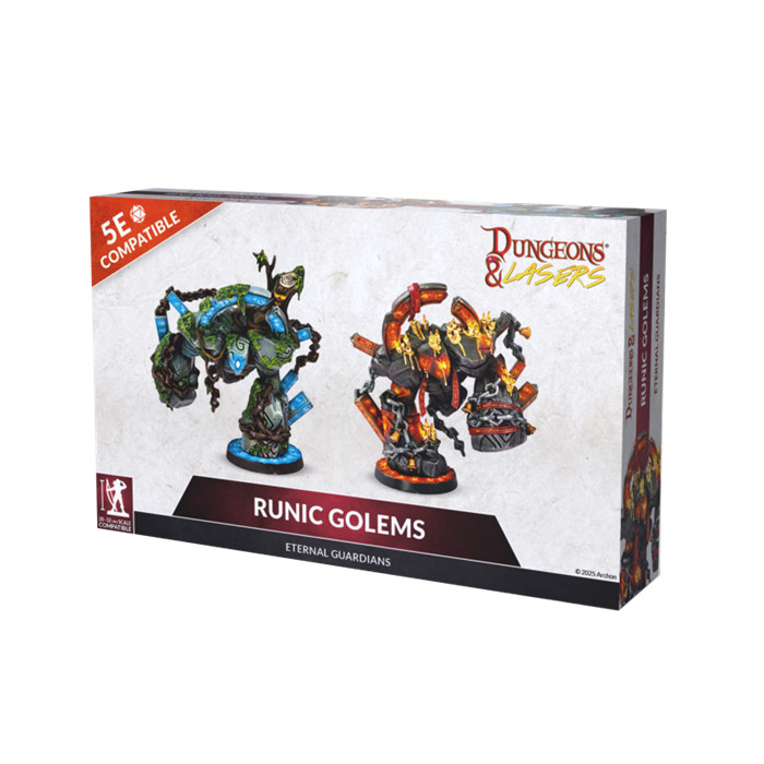 DUNGEONS & LASERS - FIGURINES - RUNIC GOLEMS DUNGEONS & LASERS - FIGURINES - RUNIC GOLEMS