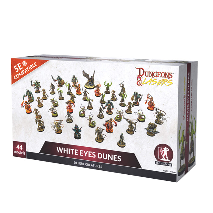 DUNGEONS & LASERS - FIGURINES - WHITE EYES DUNES DUNGEONS & LASERS - FIGURINES - WHITE EYES DUNES