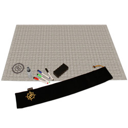 ENHANCE TAPIS QUADRILLÉ POUR JEU DE RÔLE SUR TABLE (PAVÉS)