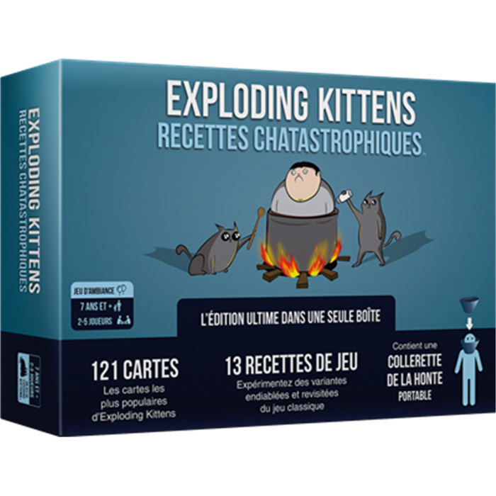 EXPLODING KITTENS - RECETTES CHATASTROPHIQUES EXPLODING KITTENS - RECETTES CHATASTROPHIQUES