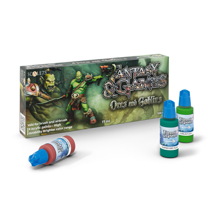 FANTASY & GAMES : ORCS & GOBLINS PAINT SET FANTASY & GAMES : ORCS & GOBLINS PAINT SET