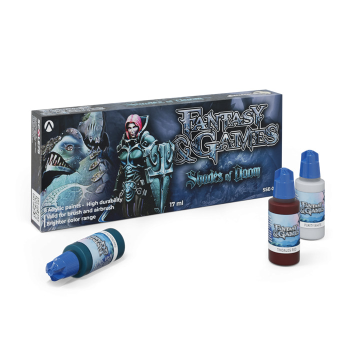 FANTASY & GAMES : SHADES OF DOOM PAINT SET FANTASY & GAMES : SHADES OF DOOM PAINT SET