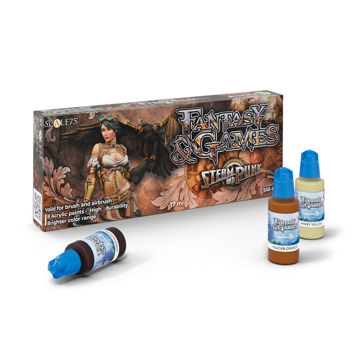 FANTASY & GAMES : STEAM AND PUNK PAINT SET FANTASY & GAMES : STEAM AND PUNK PAINT SET