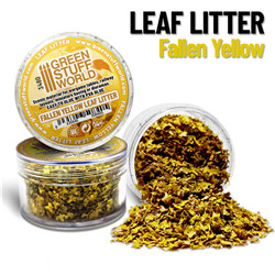 FEUILLES NATURELLES GRANDES - JAUNE TOMBANTES