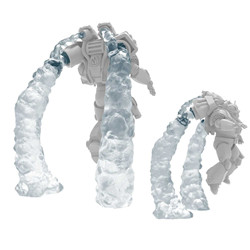 FUMÉES POUR RÉACTEUR DORSAL DOUBLE TRANSPARENTE (MODULAIRE)