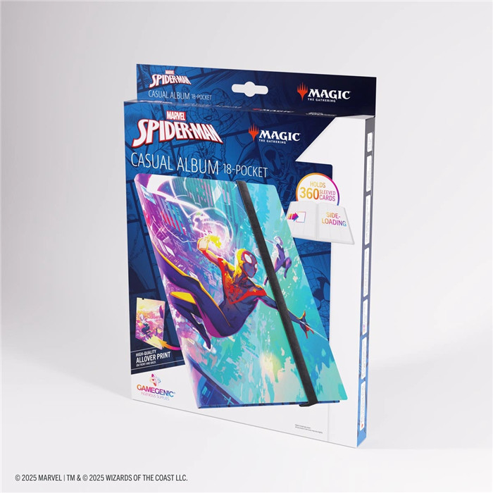 GAMEGENIC - MARVEL'S SPIDER-MAN 18-POCKET ALBUM - SPIDERMAN/SPIDER-GWEN GAMEGENIC - MARVEL'S SPIDER-MAN 18-POCKET ALBUM - SPIDERMAN/SPIDER-GWEN