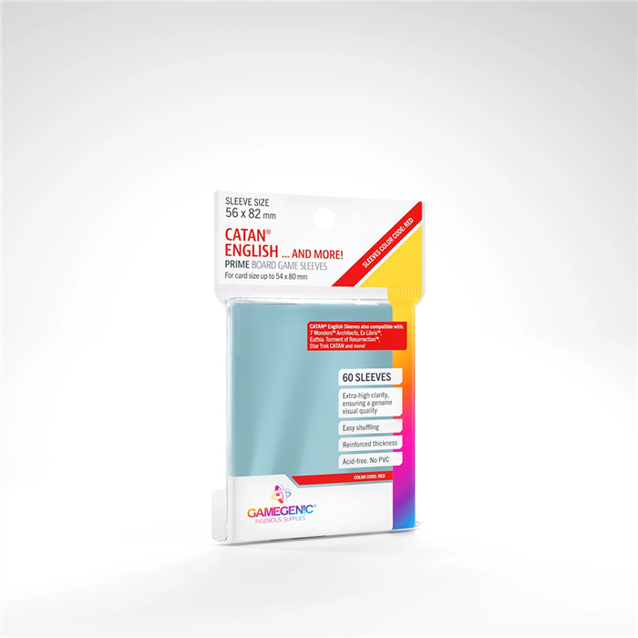 GAMEGENIC - PRIME BOARD GAME SLEEVES - 56X82 GAMEGENIC - PRIME BOARD GAME SLEEVES - 56X82