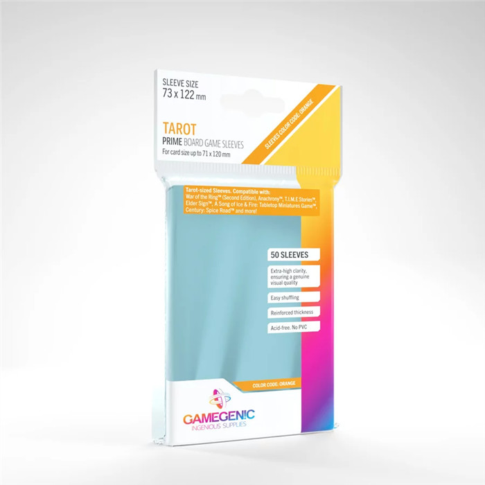 GAMEGENIC - PRIME BOARD GAME SLEEVES - 73X122 GAMEGENIC - PRIME BOARD GAME SLEEVES - 73X122