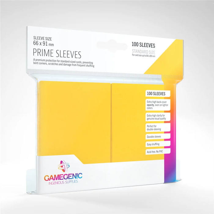 GAMEGENIC - PRIME SLEEVES 66X91 GAMEGENIC - PRIME SLEEVES 66X91