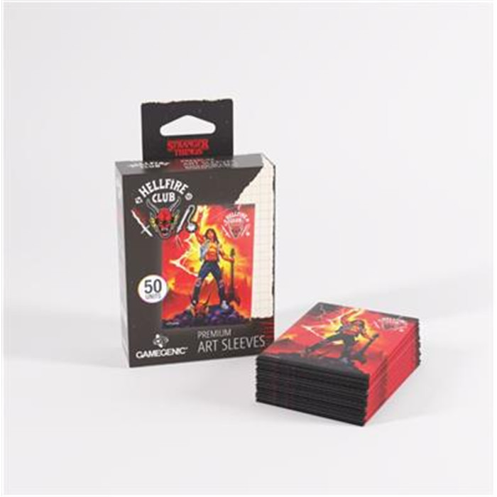 GAMEGENIC - STRANGER THINGS - HELLFIRE CLUB ART SLEEVES EDDIE MUNSON GAMEGENIC - STRANGER THINGS - HELLFIRE CLUB ART SLEEVES EDDIE MUNSON