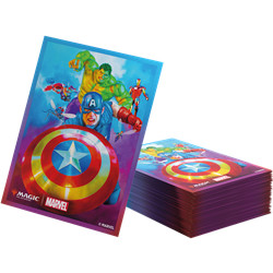 GG: MTG MSH PREMIUM ART SLEEVES CAPTAIN AMERICA TL