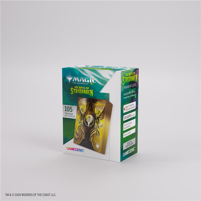 GG - SECRETS OF STRIXHAVEN - PREMIUM ART SLEEVES - SILVERQUILL GG - SECRETS OF STRIXHAVEN - PREMIUM ART SLEEVES - SILVERQUILL