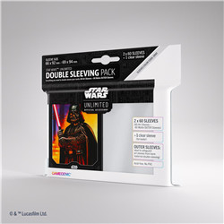 GG : SW UNLIMITED SLEEVES DOUBLE PACK : VADER