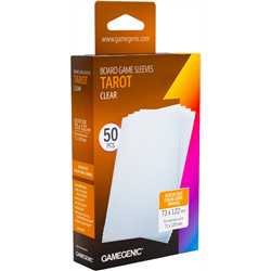 GM - BOARD GAME SLEEVES TAROT-SIZE CLEAR 73X122