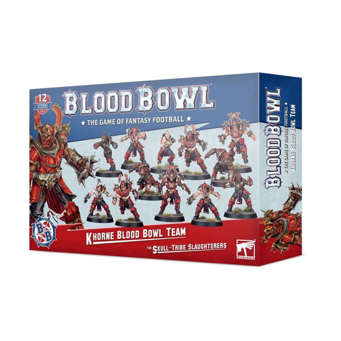 KHORNE BLOOD BOWL TEAM - SKULL-TRIBE SLAUGHTERERS KHORNE BLOOD BOWL TEAM - SKULL-TRIBE SLAUGHTERERS