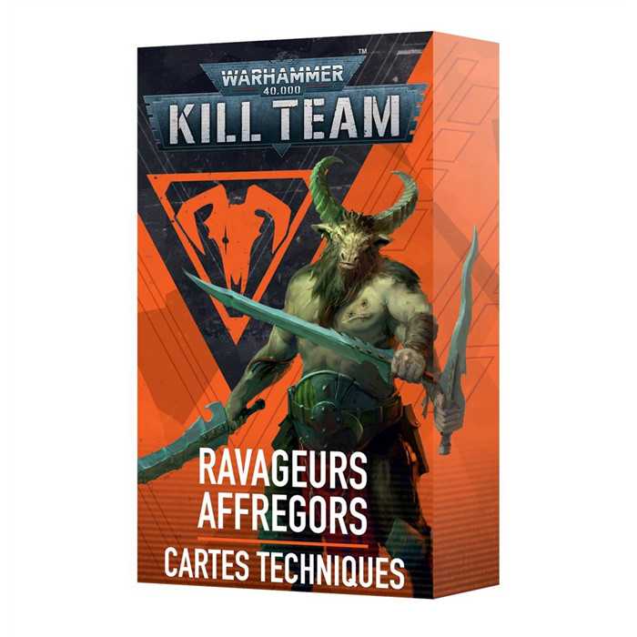 KILL TEAM: RAVAGEURS AFFREGORS – CARTES TECHNIQUES KILL TEAM: RAVAGEURS AFFREGORS – CARTES TECHNIQUES