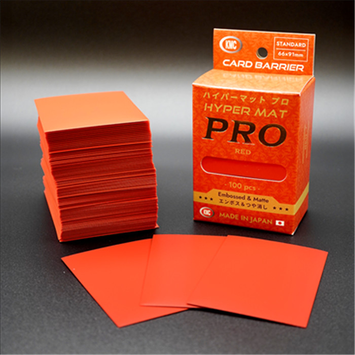 KMC STANDARD SLEEVES - HYPER MAT PRO RED KMC STANDARD SLEEVES - HYPER MAT PRO RED