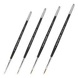 KOLINSKY SILVER SERIES SET DE PINCEAUX - PACK 4