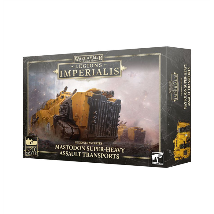 LEGIONS IMPERIALIS: MASTODON SUPER-HEAVY ASSAULT TRANSPORTS LEGIONS IMPERIALIS: MASTODON SUPER-HEAVY ASSAULT TRANSPORTS