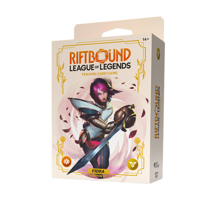 LOL - RIFTBOUND - SET 2: SPIRITFORGED CHAMPION DECK - FIORA LOL - RIFTBOUND - SET 2: SPIRITFORGED CHAMPION DECK - FIORA