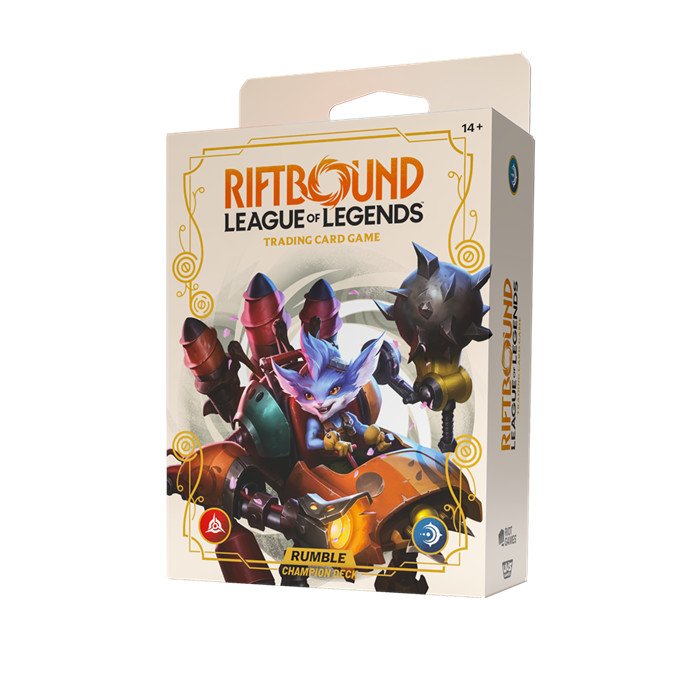 LOL - RIFTBOUND - SET 2: SPIRITFORGED CHAMPION DECK - RUMBLE LOL - RIFTBOUND - SET 2: SPIRITFORGED CHAMPION DECK - RUMBLE