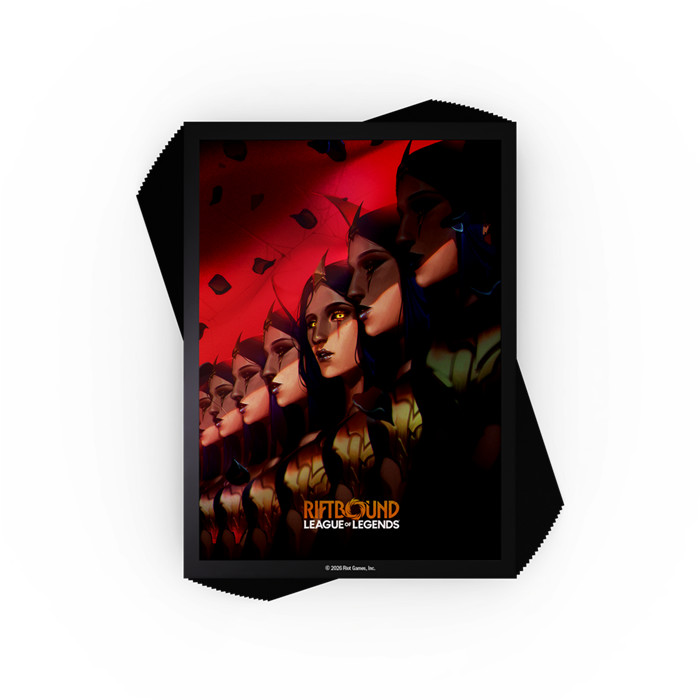 LOL - RIFTBOUND - SET 3: UNLEASHED ART SLEEVES LEBLANC, DECEIVER LOL - RIFTBOUND - SET 3: UNLEASHED ART SLEEVES LEBLANC, DECEIVER